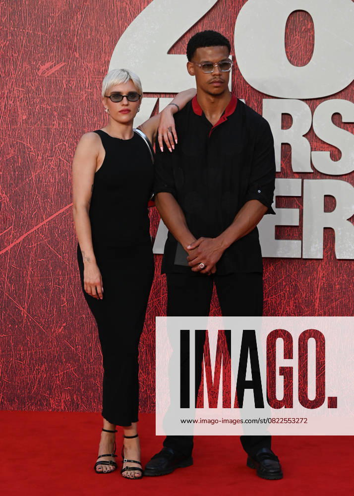Tigerlily Taylor and Mkulu Lee attends 28 Years Later World Premiere at the Odeon Luxe Leicester Square in London, England. UK. Wednesday 18th June 2025.