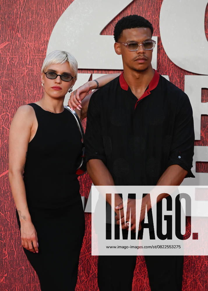 Tigerlily Taylor and Mkulu Lee attends 28 Years Later World Premiere at the Odeon Luxe Leicester Square in London, England. UK. Wednesday 18th June 2025.