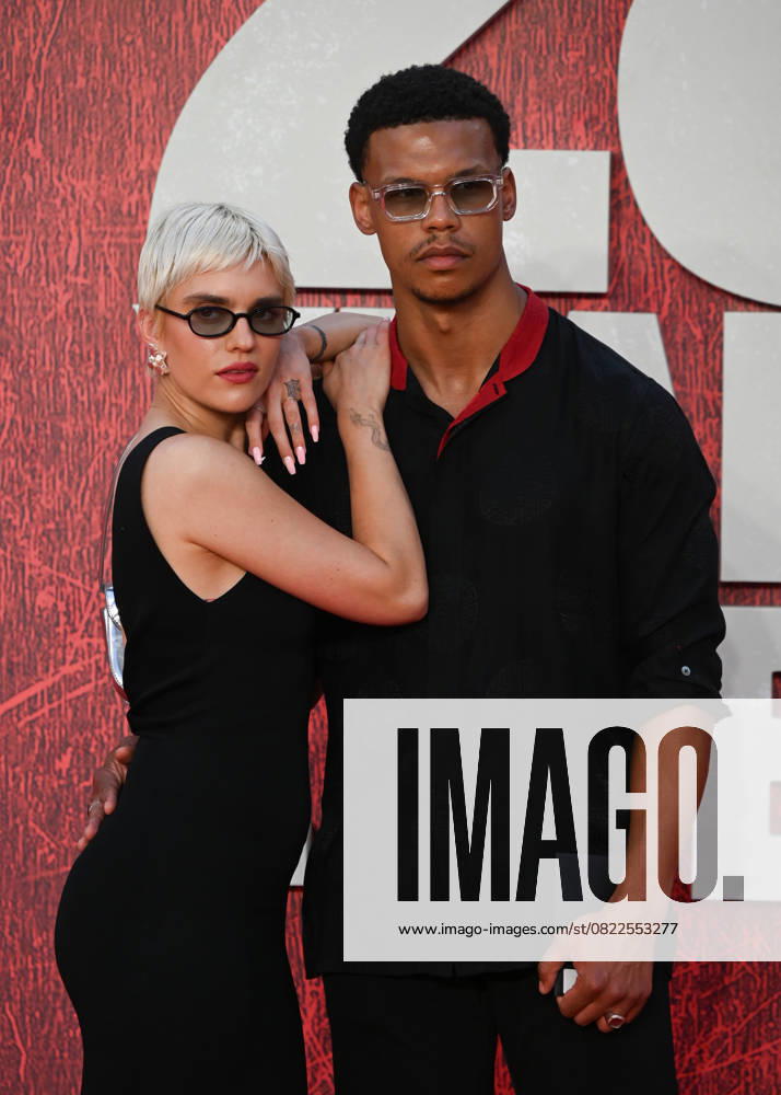 Tigerlily Taylor and Mkulu Lee attends 28 Years Later World Premiere at the Odeon Luxe Leicester Square in London, England. UK. Wednesday 18th June 2025.