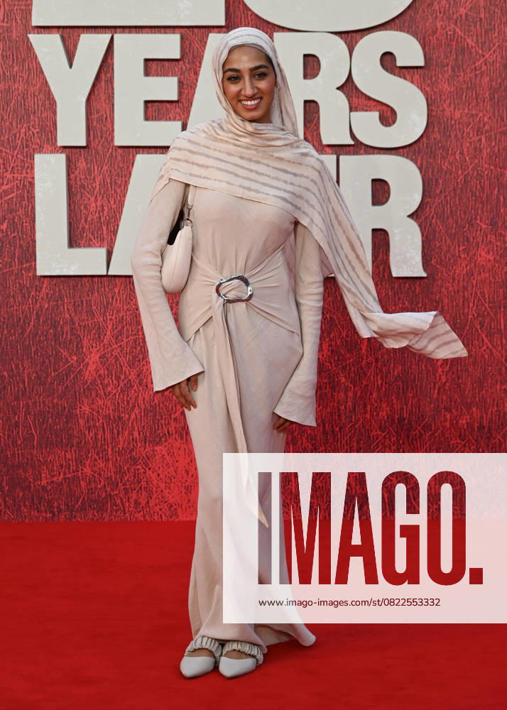 Zainab Jiwa attends 28 Years Later World Premiere at the Odeon Luxe Leicester Square in London, England. UK. Wednesday 18th June 2025.