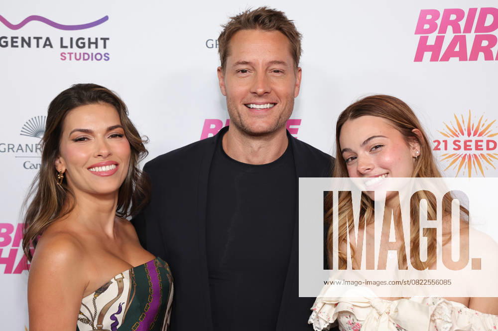 Los Angeles Premiere Of Bride Hard 18 June 2025 . Los Angeles, California - Sofia Pernas, Justin Hartley, Isabella Hartley At Los Angeles Premiere Of Bride Hard held at DGA Theater Complex in Los Angeles. Photo Credit: AdMedia Los Angeles CA United States