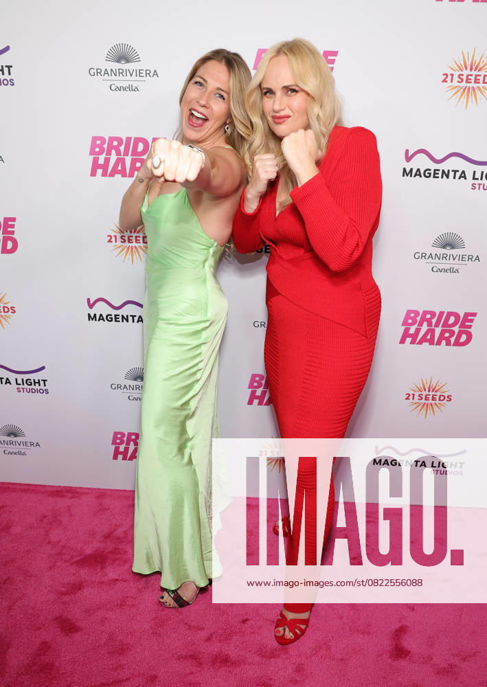 Los Angeles Premiere Of Bride Hard 18 June 2025 . Los Angeles, California - Meredith Richardson, Rebel Wilson At Los Angeles Premiere Of Bride Hard held at DGA Theater Complex in Los Angeles. Photo Credit: AdMedia Los Angeles CA United States