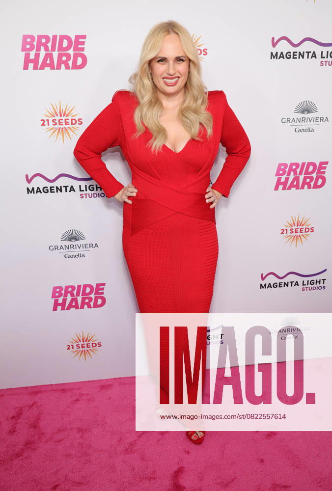 Los Angeles, California - Rebel Wilson At Los Angeles Premiere Of Bride Hard held at DGA Theater Complex in Los Angeles. Los Angeles USA - ZUMAa123 20250618_zaa_a123_124