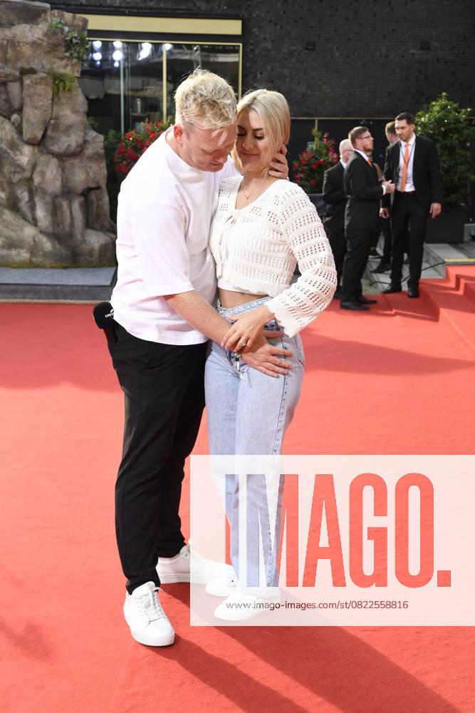Jens Knossalla and Lia Mitrou at the premiere of JURASSIC WORLD DIE WIEDERGEBURT at the ZOO Palast in Berlin on 18 06 2025