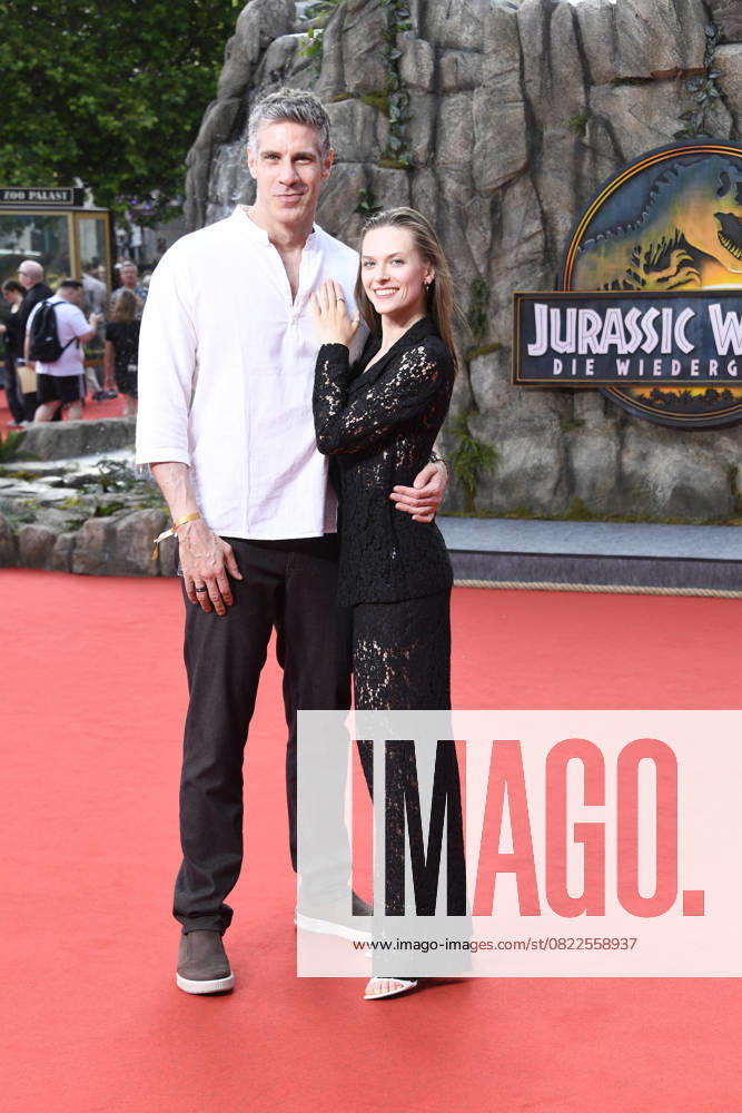 Nadja Gallera with boyfriend Mike at the premiere of JURASSIC WORLD DIE WIEDERGEBURT at the ZOO Palast in Berlin on 18 06 2025