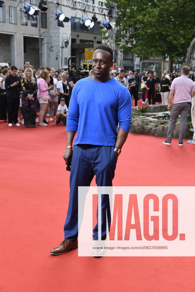 Jerry Kwarteng at the premiere of JURASSIC WORLD DIE WIEDERGEBURT at the ZOO Palast in Berlin on 18 06 2025