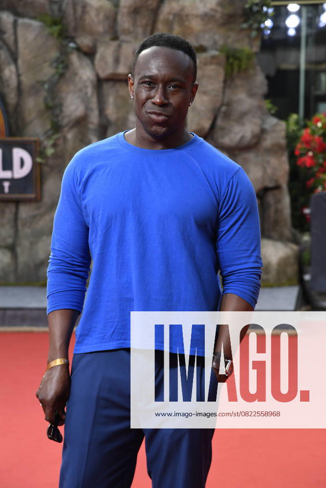 Jerry Kwarteng at the premiere of JURASSIC WORLD DIE WIEDERGEBURT at the ZOO Palast in Berlin on 18 06 2025