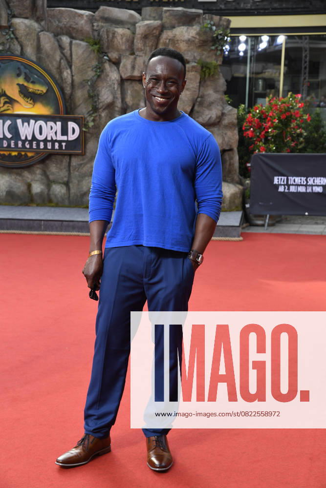 Jerry Kwarteng at the premiere of JURASSIC WORLD DIE WIEDERGEBURT at the ZOO Palast in Berlin on 18 06 2025