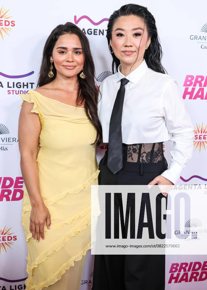 Los Angeles Premiere Of Magenta Light Studios Bride Hard American actress Marisela Zumbado and girlfriend American actress and comedian Sherry Cola arrive at the Los Angeles Premiere Of Magenta Light Studios Bride Hard held at the DGA Theater Complex at The Directors Guild of America in Los Angeles, California, United States. DGA Theater Complex at The Directors Guild of America, Los Angeles, California, USA California United States