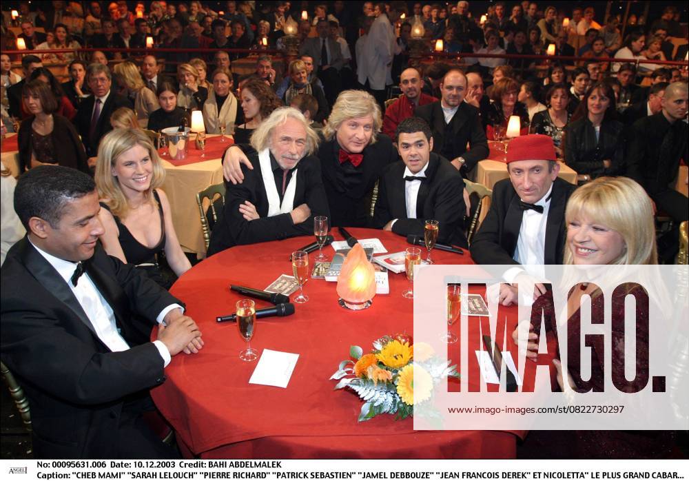 CHEB MAMI SARAH LELOUCH Gestein RICHARD PATRICK SEBASTIEN JAMEL DEBBOUZE JEAN FRANCOIS DEREK und NICOLETTA der mehr grand Kabarett VON Welt Plan Gewächshaus FEMININ Mann HUMORIST KOMISCH IMITATOR CHRONIKER SINGER Schauspieler COMEDIENER BONNET PRÄSENTATOR ANIMATOR ECHARPE JEAN FRANCOIS DEREC