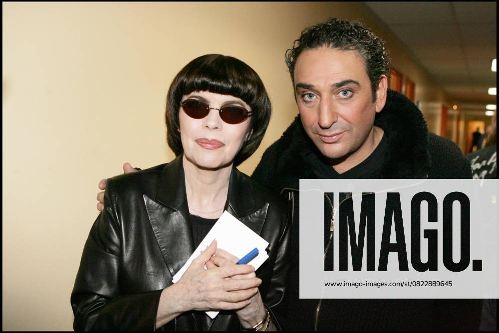 DANI LARY und MIREILLE MATHIEU Anmeldung von L EMISSION der mehr grand Kabarett VON Welt Diffusion der 29 Oktober 2005 Paris Frankreich