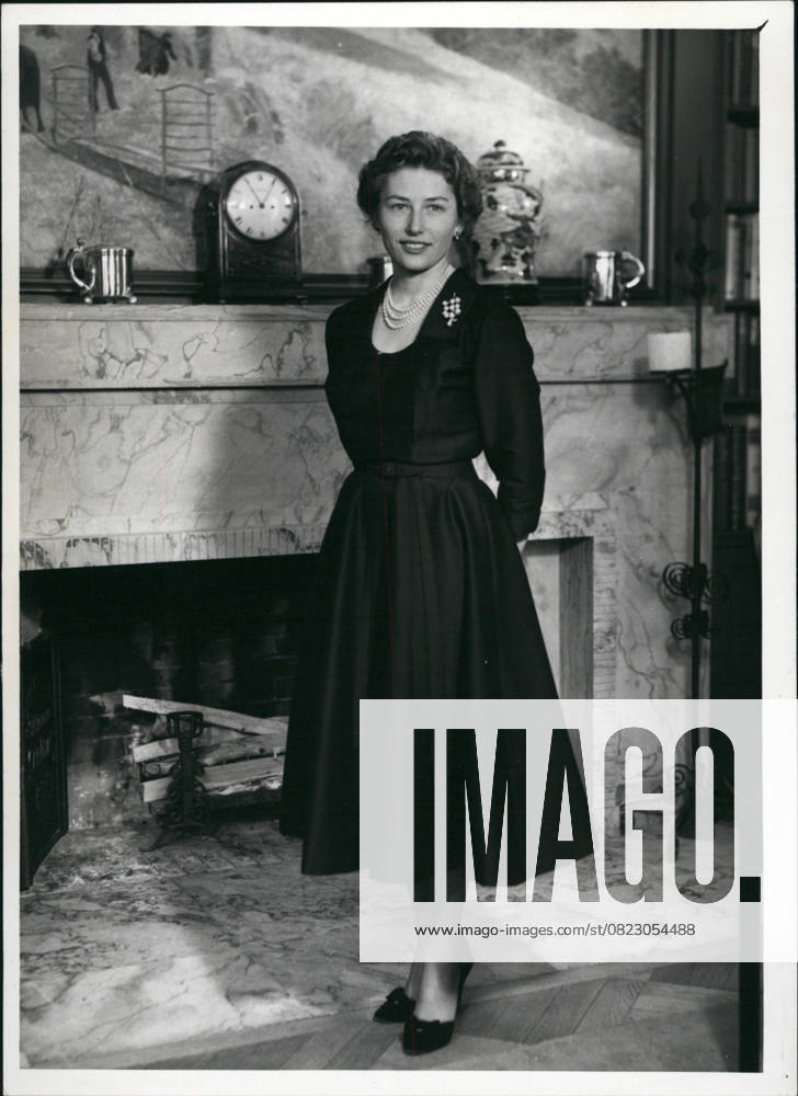 Heirs Heiress Members of Royal Family Celebrities 2 February 1958 their Royal Highness Princess Astrid from Norway 26 Years on 12 February 1958 Photo shows the First Picture from Princess Astrid to the Death their Grandfather King Haakon VIII