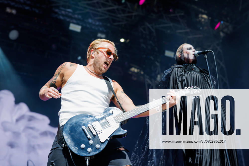 Bilder des Jahres 2025, Entertainment 06 Juni Djerv live at Tons of Rock 2025 Oslo, Norway. 27th, June 2025. The Norwegian hard rock and metal band Djerv performs a live concert during the Norwegian music festival Tons of Rock 2025 in Oslo. Norway, Oslo