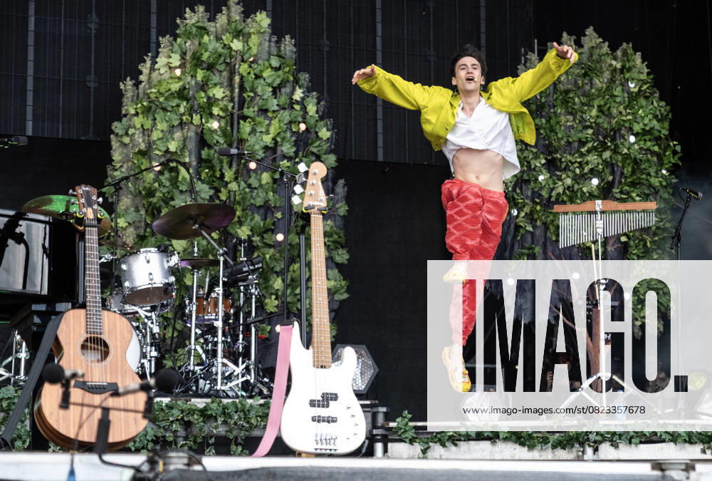 DENMARK Tinderbox music festival 2025 British Jacob Collier performs at Tinderbox music festival in Odense on Friday, June 27, 2025 , Odense Denmark