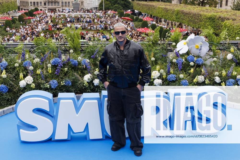 DJ Snake aka William Sami Etienne Grigahcine poses at the world premier of the new film De Smurfen Les Schtroumpfs , Saturday 28 June 2025, in Brussels. NICOLASxMAETERLINCK 128019785