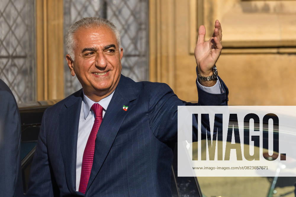 Crown Prince of Iran, Reza Pahlavi, Westminster, London, UK. Houses of Parliament, London, UK. 30th June 2025. Crown Prince of Iran, Reza Pahlavi, smiles and waves to his supporters as he leaves Westminster following a historic meeting at the House of Commons., Credit:Photo by Amanda Rose Avalon United Kingdom, Westminster, London, Houses of Parliament