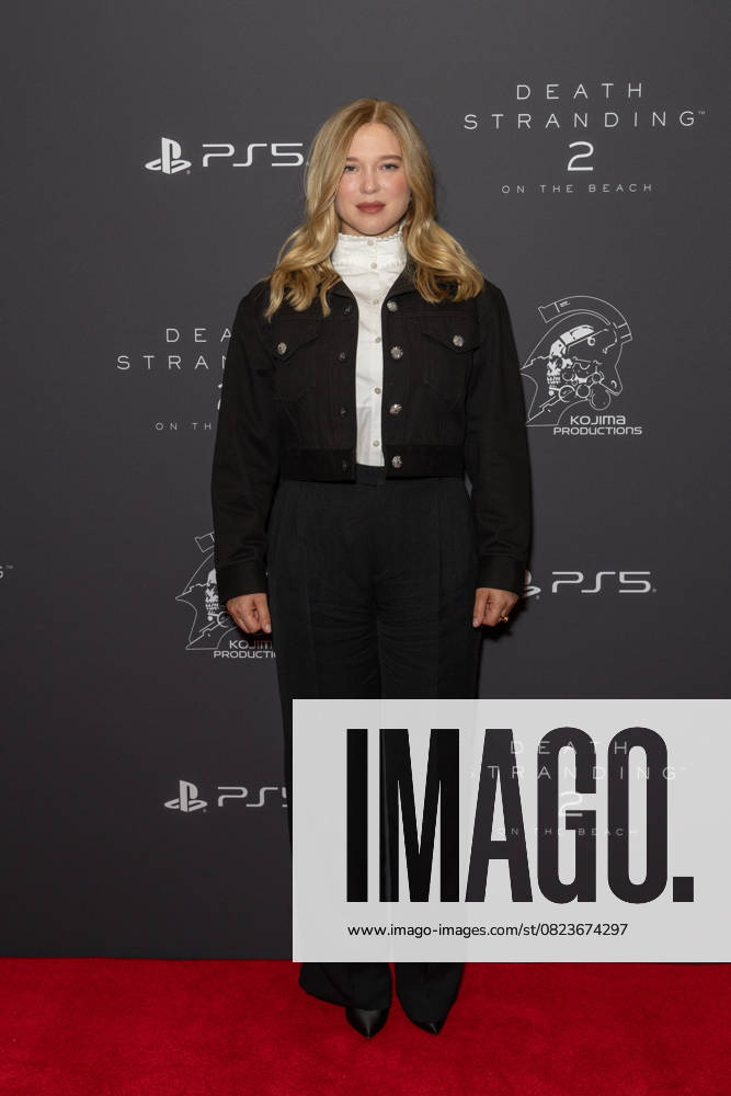 LÃ a Seydoux attends a special event hosted by Kojima Productions at Londons The Outernet to celebrate the launch of DEATH STRANDING 2: ON THE BEACH as part of the World Tour. London United Kingdom - ZUMAs197 20250630_aaa_s197_093