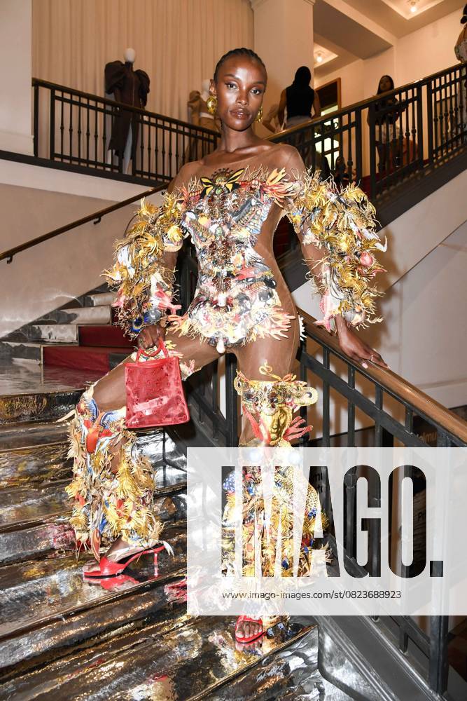 Nondi Beattie as a guest at the opening of the Berlin Salon at Berlin Fashion Week 2025 in the Courtesy Helmut Newton Foundation a,June 30, 2025 in Berlin Berlin Germany