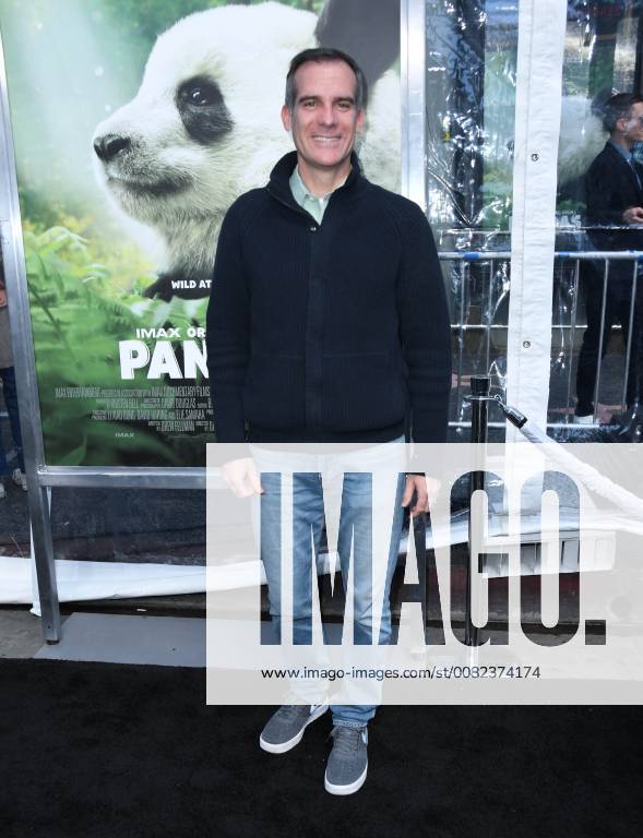 Hollywood, CA, U.S. - 17 March 2018 - Hollywood, California - Eric Garcetti. IMAX Original Film Pandas Los Angeles Premiere held at IMAX TCL Theatre. Photo Credit: AdMedia Hollywood U.S. - ZUMAa123 20180317_zaa_a123_014
