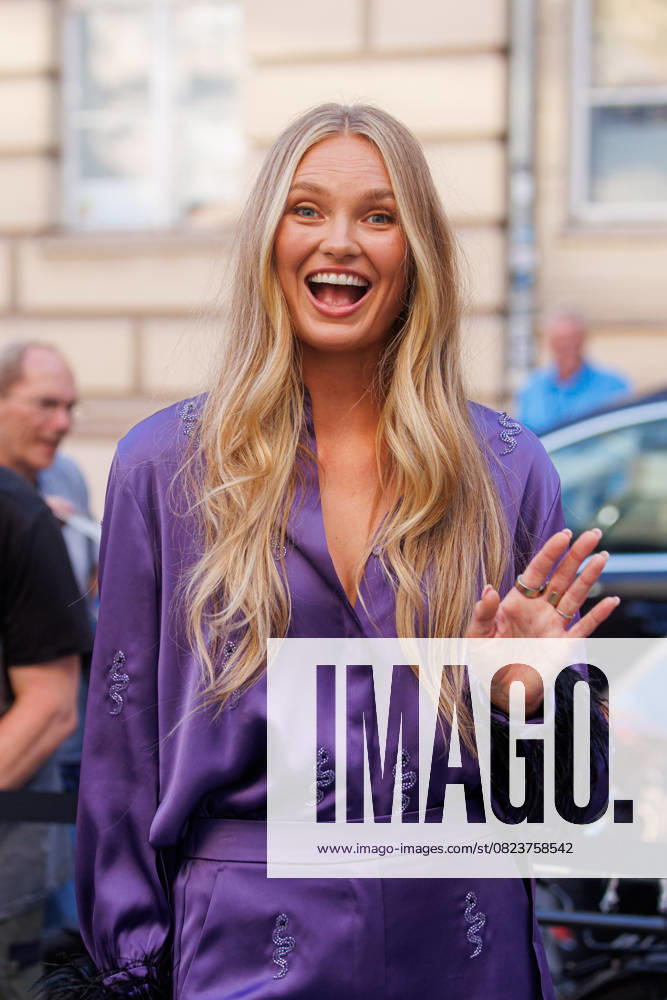 Fashion Week Berlin Marc Cain Guests and Show Romee Strijd at the Marc Cain Fashion Show A Quiet Rebellion as part of the Berlin Fashion Week at Pei Bau on 01 07 2025 in Berlin