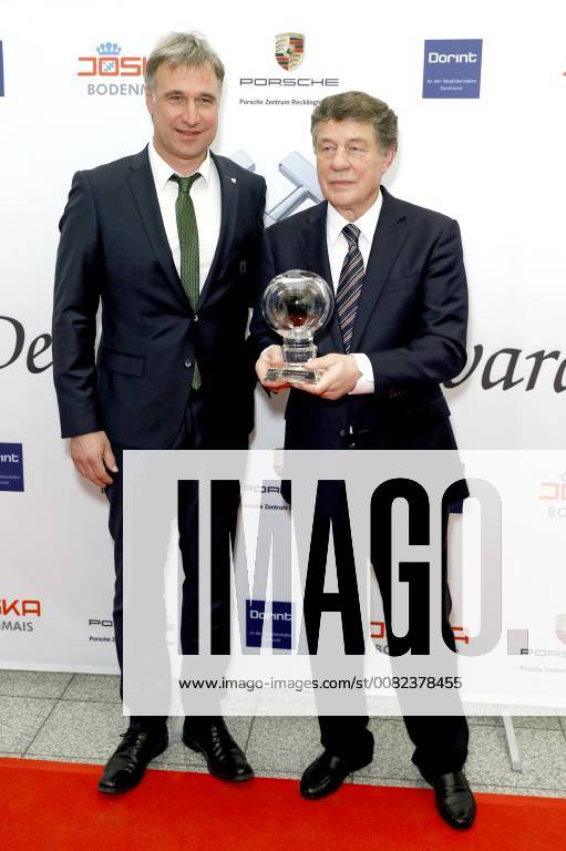 Marco Bode and Otto Rehhagel at the 13th Steiger Awards ceremony in the Alte Kaue of the Hansemann Dortmund colliery 17 03 2018 Foto:xC.xFuturexImage