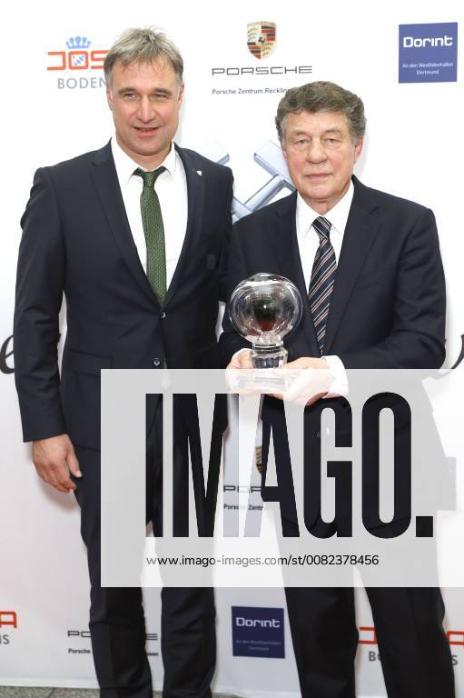 Marco Bode and Otto Rehhagel at the 13th Steiger Awards ceremony in the Alte Kaue of the Hansemann Dortmund colliery 17 03 2018 Foto:xC.xFuturexImage