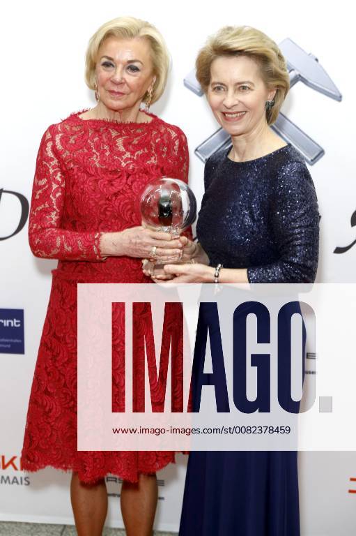 Liz Mohn and Ursula von der Leyen at the 13th presentation of the Steiger Awards in the Alte Kaue of the Hansemann Dortmund colliery 17 03 2018 Foto:xC.xFuturexImage