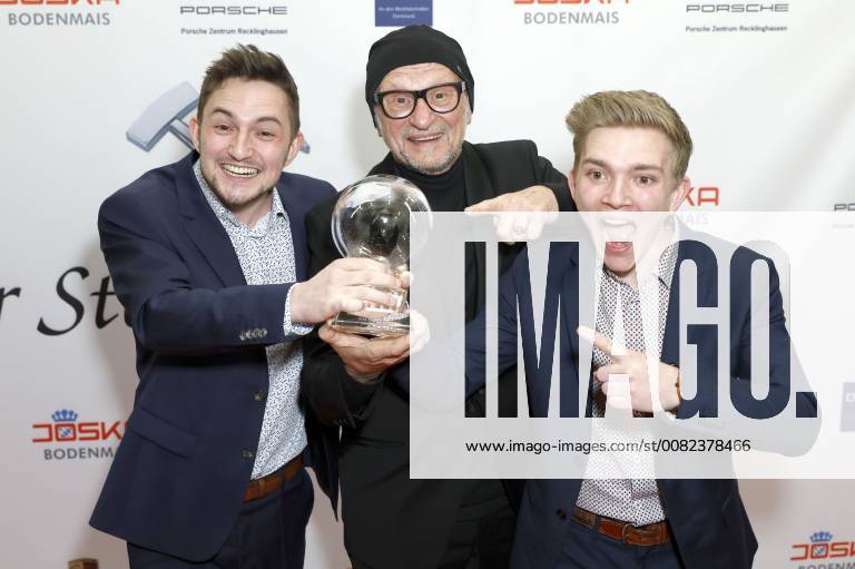 Thomas Danninger and Markus Danninger two-tone with Titus Dittmann at the 13th Steiger Awards ceremony in the Alte Kaue of the Hansemann Dortmund colliery 17 03 2018 Foto:xC.xFuturexImage