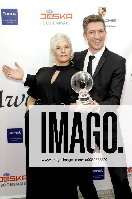Ina Müller and Steffen Hallaschka at the 13th presentation of the Steiger Awards in the Alte Kaue of the Hansemann Dortmund colliery 17 03 2018 Foto:xC.xFuturexImage