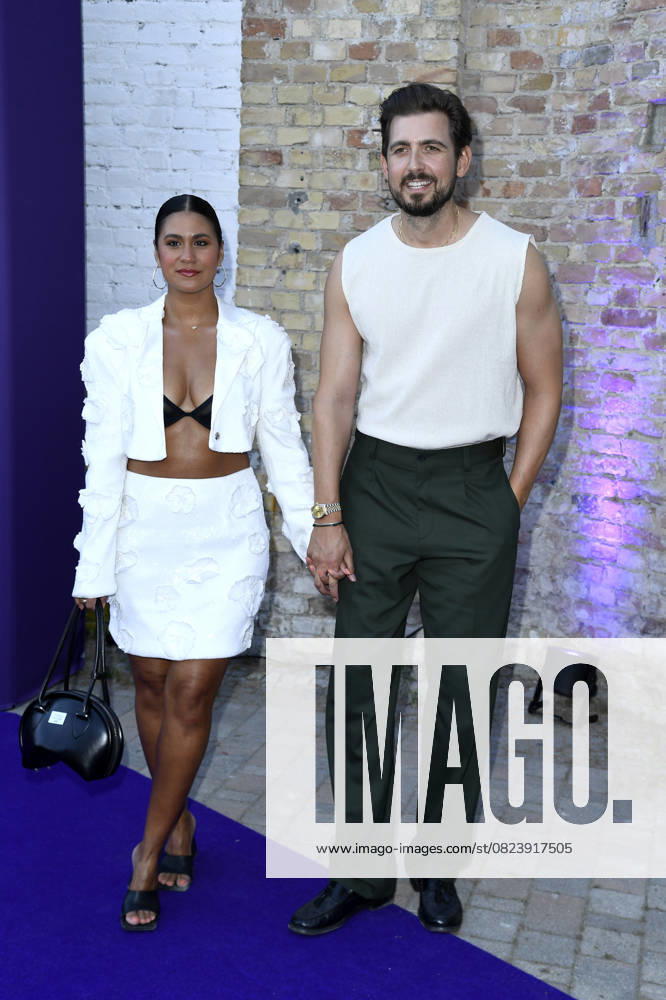 Steffi Brungs and Christian Wackert at the LASCANA SUMMER CLUB as part of Berlin Fashion Week at Maaya in Berlin on 02 07 2025