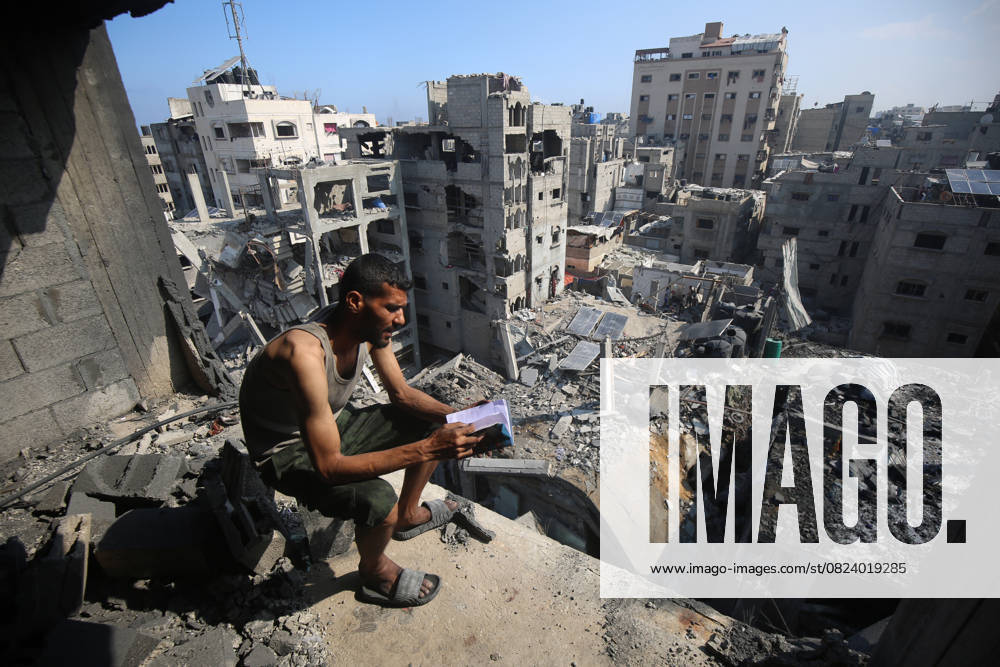 KW27 A view of the site of Thursday s Israeli strike that damaged and destroyed residential buildings A view of the site of Thursday s Israeli strike that damaged and destroyed residential buildings, at Shati (Beach) refugee camp, in Gaza City, July 4, 2025. Photo by Omar Ashtawy apaimages Gaza city Gaza Strip Palestinian Territory 040725_Gaza_OSH_00(16)
