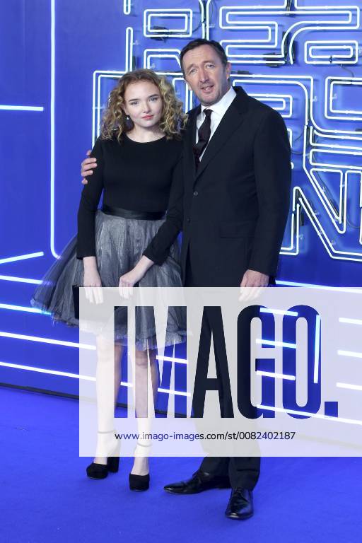 Becky Ineson and English actor Ralph Ineson attend the European Premiere of Ready Player One at Vue West End in London. MARCH 19th 2018 MESx18643
