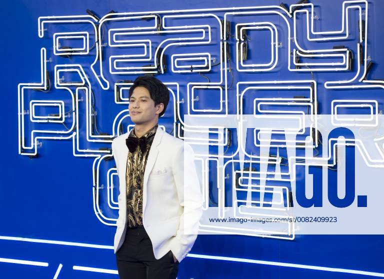 Ready Player One - European film premiere London, UK. Win Morisaki at Ready Player One - European film premiere at the Vue West End, Leicester Square, London on Monday 19 March 2018. LMK386-J1758-200318