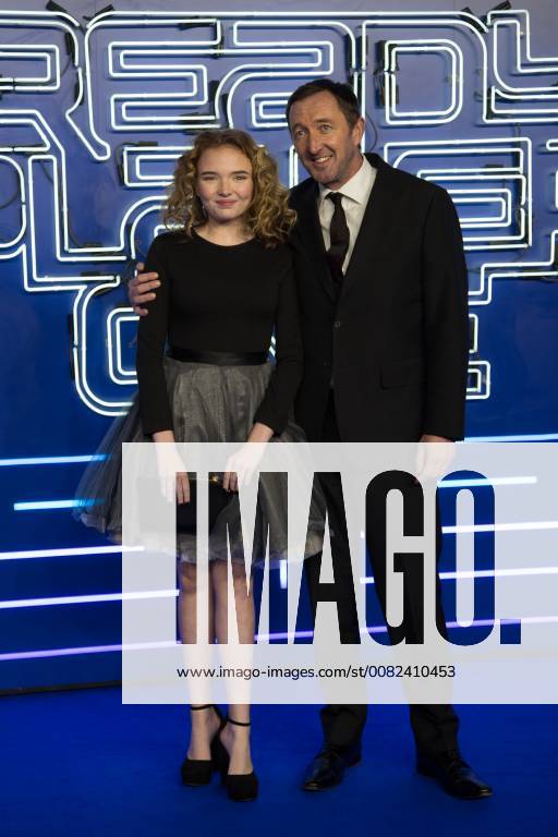 London, United Kingdom of Great Britain and Northern Ireland - Becky Ineson and Ralph Ineson arriving at the European premiere of Ready Player One at the Vue West End on March 19, 2018 in London, England London United Kingdom of Great Britain and Northern Ireland - ZUMAny1_ 20180319_zaf_ny1_261