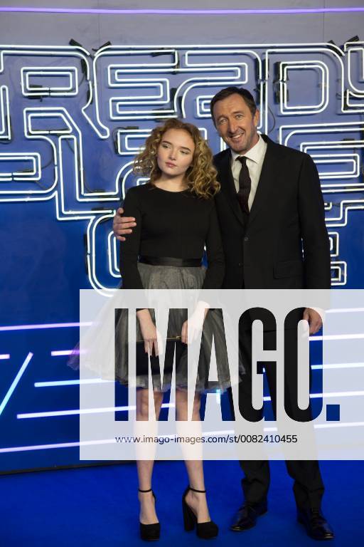 London, United Kingdom of Great Britain and Northern Ireland - Becky Ineson and Ralph Ineson arriving at the European premiere of Ready Player One at the Vue West End on March 19, 2018 in London, England London United Kingdom of Great Britain and Northern Ireland - ZUMAny1_ 20180319_zaf_ny1_263