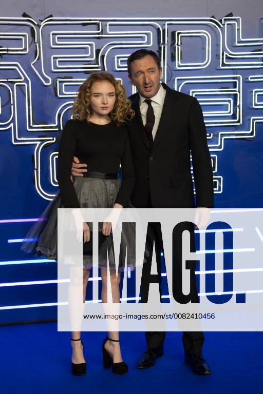 London, United Kingdom of Great Britain and Northern Ireland - Becky Ineson and Ralph Ineson arriving at the European premiere of Ready Player One at the Vue West End on March 19, 2018 in London, England London United Kingdom of Great Britain and Northern Ireland - ZUMAny1_ 20180319_zaf_ny1_264