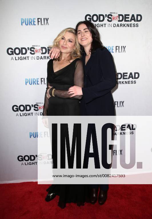 HOLLYWOOD, CA - MARCH 20: Tatum O Neal and Emily McEnroe, at the God s Not Dead: A Light in Darkness premiere at American Cinematheque s Egyptian Theatre on March 20, 2018 in Hollywood, California.