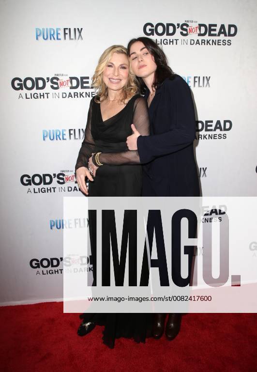 HOLLYWOOD, CA - MARCH 20: Tatum O Neal and Emily McEnroe, at the God s Not Dead: A Light in Darkness premiere at American Cinematheque s Egyptian Theatre on March 20, 2018 in Hollywood, California.