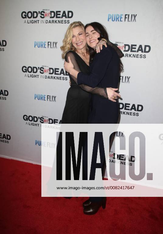 HOLLYWOOD, CA - MARCH 20: Tatum O Neal and Emily McEnroe, at the God s Not Dead: A Light in Darkness premiere at American Cinematheque s Egyptian Theatre on March 20, 2018 in Hollywood, California.