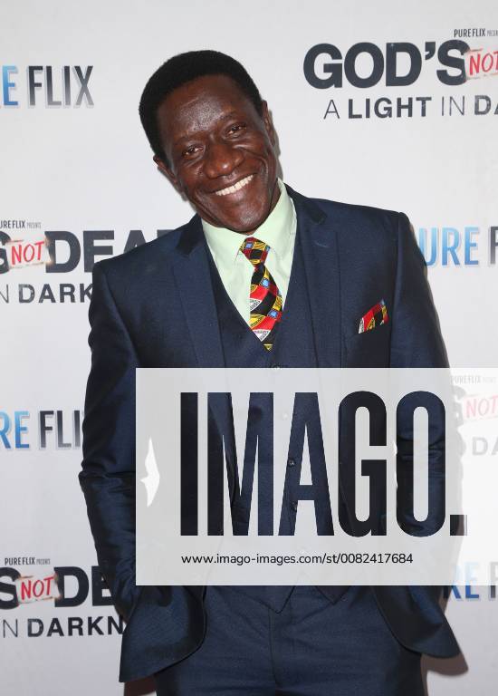 HOLLYWOOD, CA - MARCH 20: Benjamin A. Onyango, at the God s Not Dead: A Light in Darkness premiere at American Cinematheque s Egyptian Theatre on March 20, 2018 in Hollywood, California.