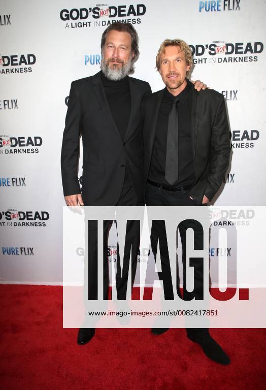 HOLLYWOOD, CA - MARCH 20: John Corbett, David A. R. White, at the God s Not Dead: A Light in Darkness premiere at American Cinematheque s Egyptian Theatre on March 20, 2018 in Hollywood, California.