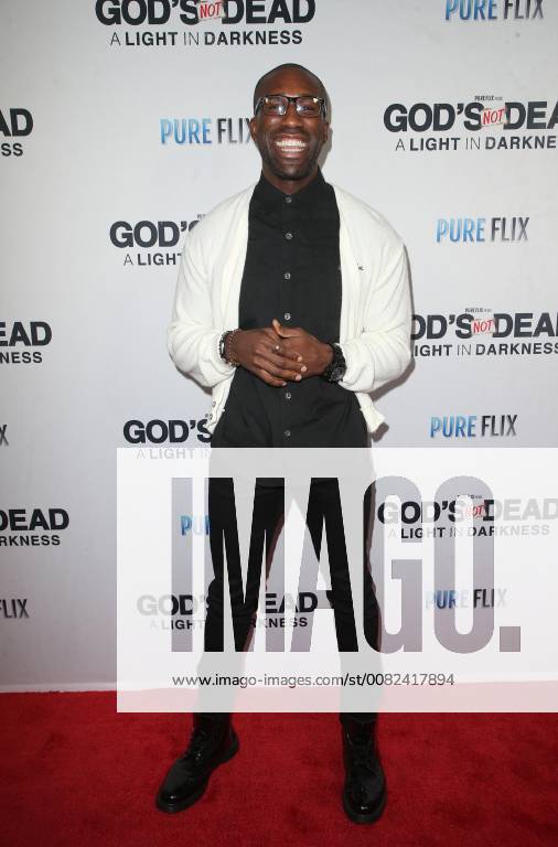 HOLLYWOOD, CA - MARCH 20: Segun Oduolowu, at the God s Not Dead: A Light in Darkness premiere at American Cinematheque s Egyptian Theatre on March 20, 2018 in Hollywood, California.