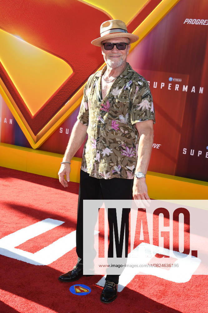 HOLLYWOOD, CA - JULY 7: Michael Rooker attends the Los Angeles premiere of Superman at the TCL Chinese Theatre in Hollywood, California, on July 7, 2025