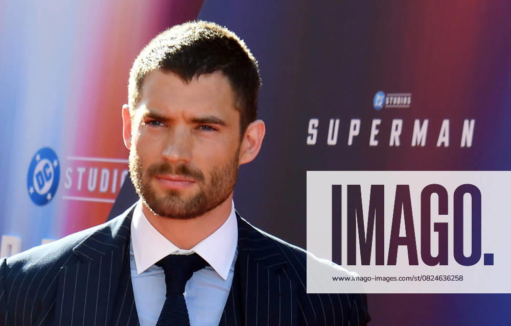 HOLLYWOOD, CA - JULY 7: David Corenswet attends the Los Angeles premiere of Superman at the TCL Chinese Theatre in Hollywood, California, on July 7, 2025