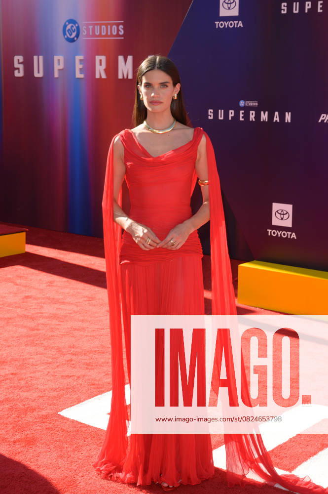 Superman Premiere - Los Angeles, USA LOS ANGELES, USA. July 07, 2025: Sara Sampaio at the premiere for Superman at the TCL Chinese Theatre. Los Angeles CA USA
