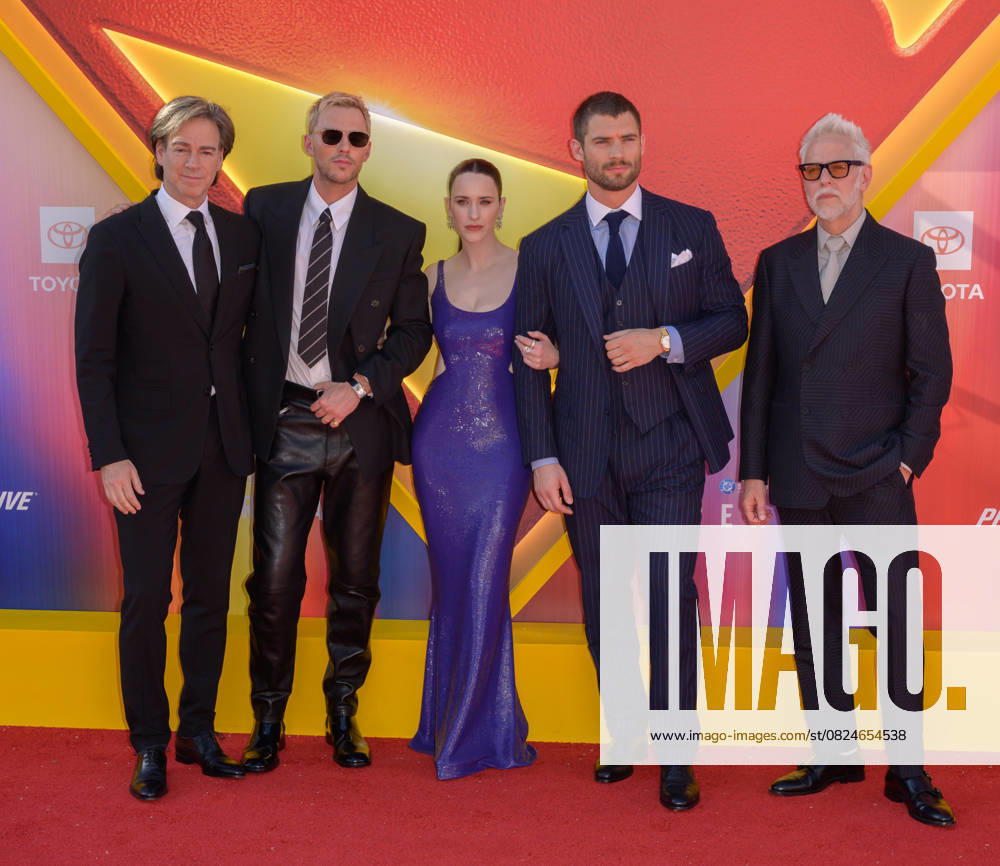 Superman Premiere - Los Angeles, USA LOS ANGELES, USA. July 07, 2025: Peter Safran, Nicholas Hoult, Rachel Brosnahan, David Corenswet & James Gunn at the premiere for Superman at the TCL Chinese Theatre. Los Angeles CA USA