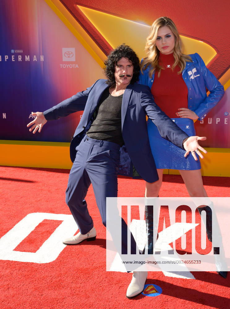 Superman Premiere - Los Angeles, USA LOS ANGELES, USA. July 07, 2025: Eric Nally & Lou Lou Safran at the premiere for Superman at the TCL Chinese Theatre. Los Angeles CA USA