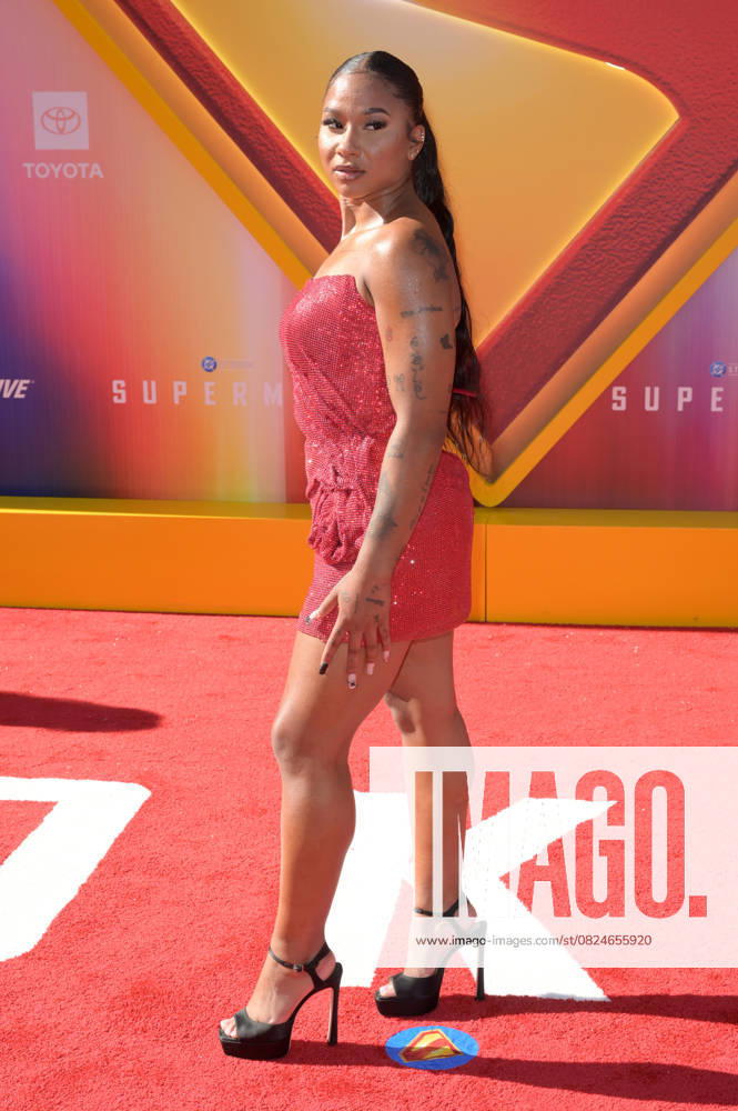 Superman Premiere - Los Angeles, USA LOS ANGELES, USA. July 07, 2025: Jordan Chiles at the premiere for Superman at the TCL Chinese Theatre. Los Angeles CA USA