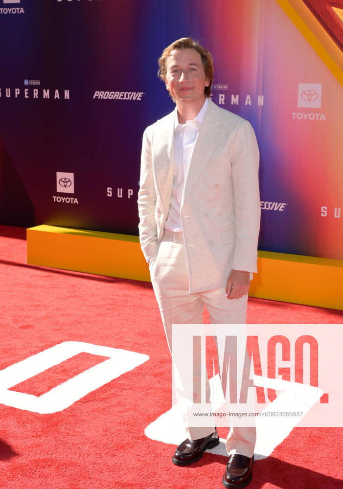 Superman Premiere - Los Angeles, USA LOS ANGELES, USA. July 07, 2025: Skyler Gisondo at the premiere for Superman at the TCL Chinese Theatre. Los Angeles CA USA