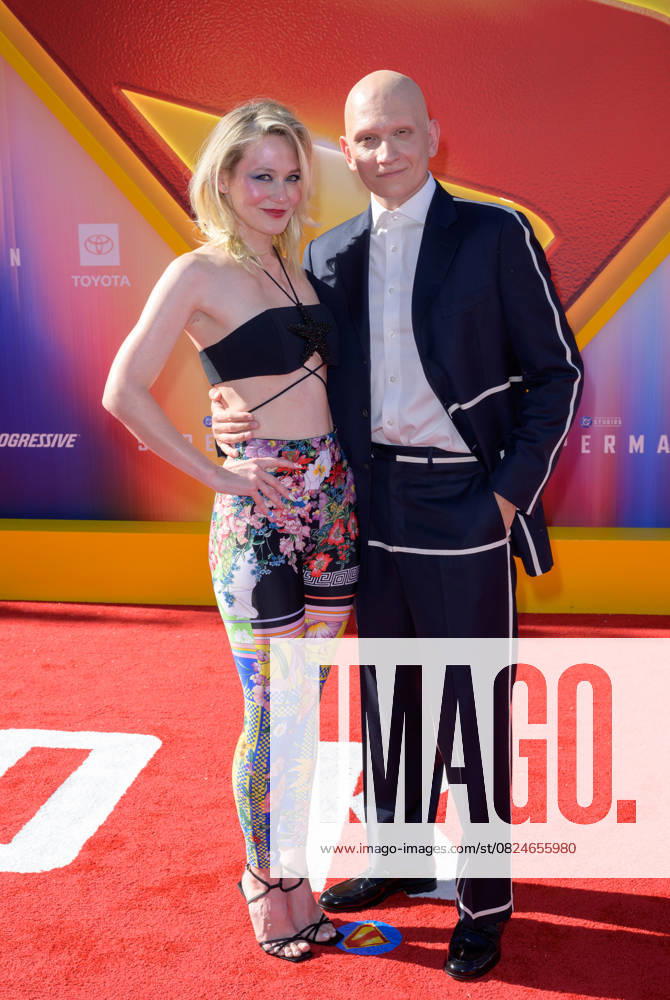 Superman Premiere - Los Angeles, USA LOS ANGELES, USA. July 07, 2025: Anthony Carrigan & Gia Olimp at the premiere for Superman at the TCL Chinese Theatre. Los Angeles CA USA